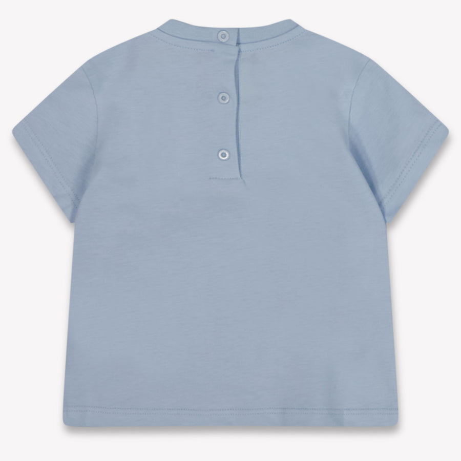 Fendi Baby Jongens T-Shirt In Licht Blauw