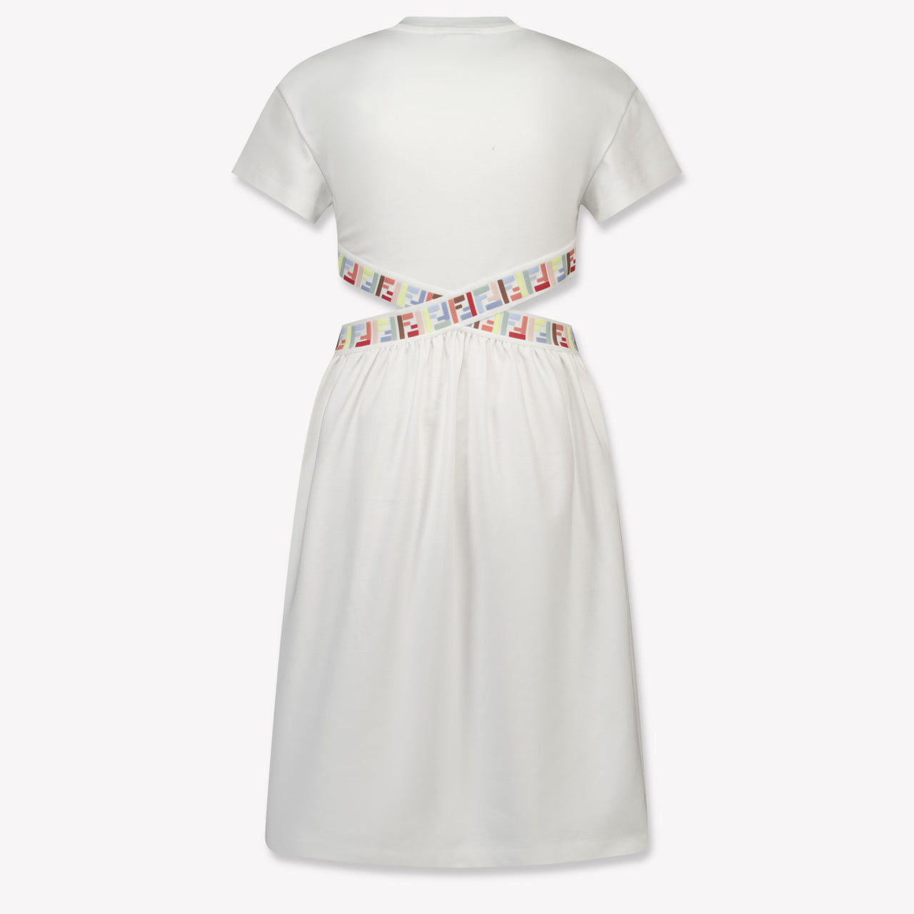 Fendi Kinder Meisjes Jurk In Wit