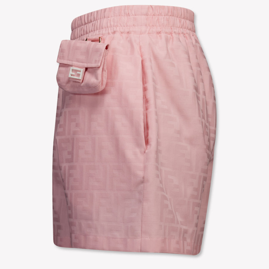 Fendi Kinder Meisjes Shorts In Licht Roze