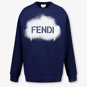 Fendi Kinder Jongens Trui In Navy
