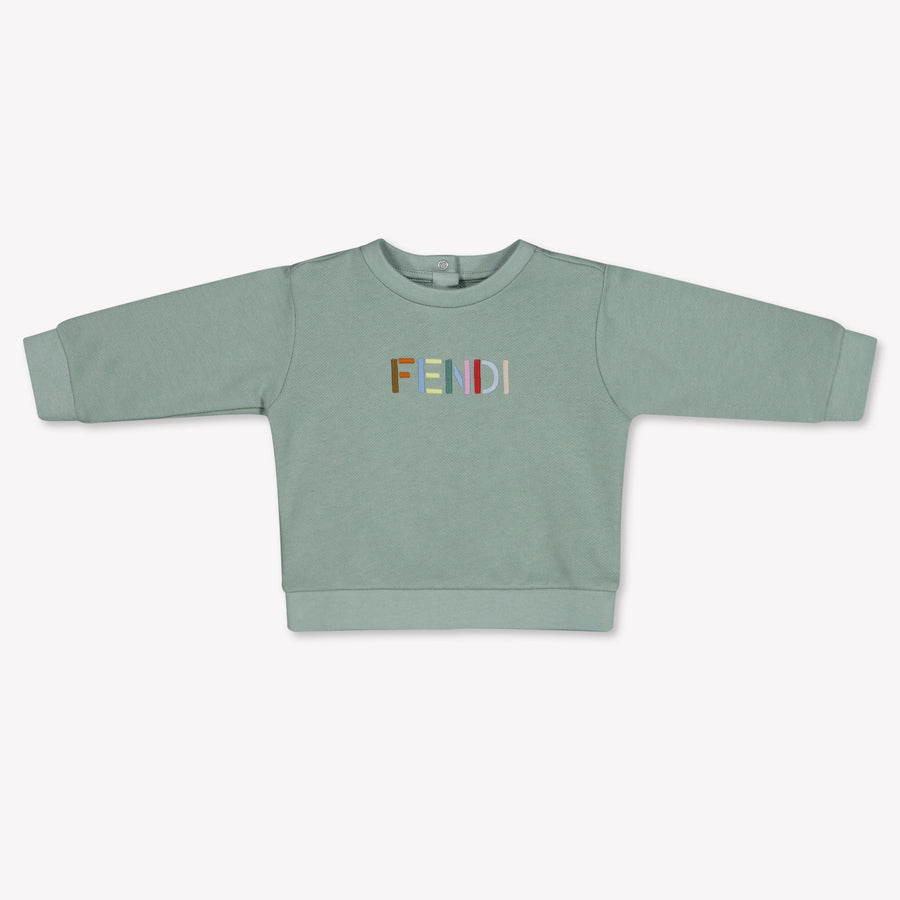 Fendi Baby Jongens Trui In Groen
