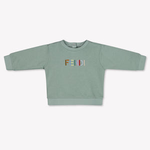 Fendi Baby Jongens Trui In Groen