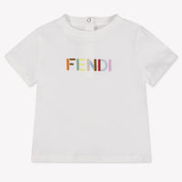 Fendi Baby Unisex T-Shirt In Wit