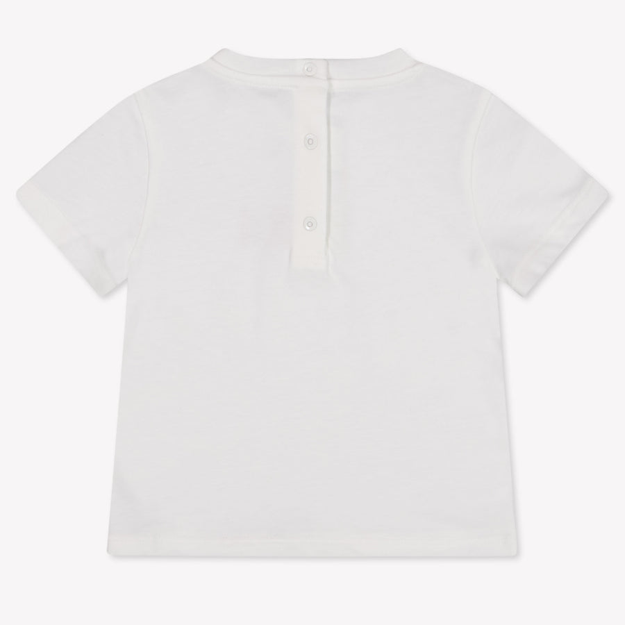Fendi Baby Unisex T-Shirt In Wit