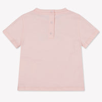 Fendi Baby Unisex T-Shirt In Licht Roze