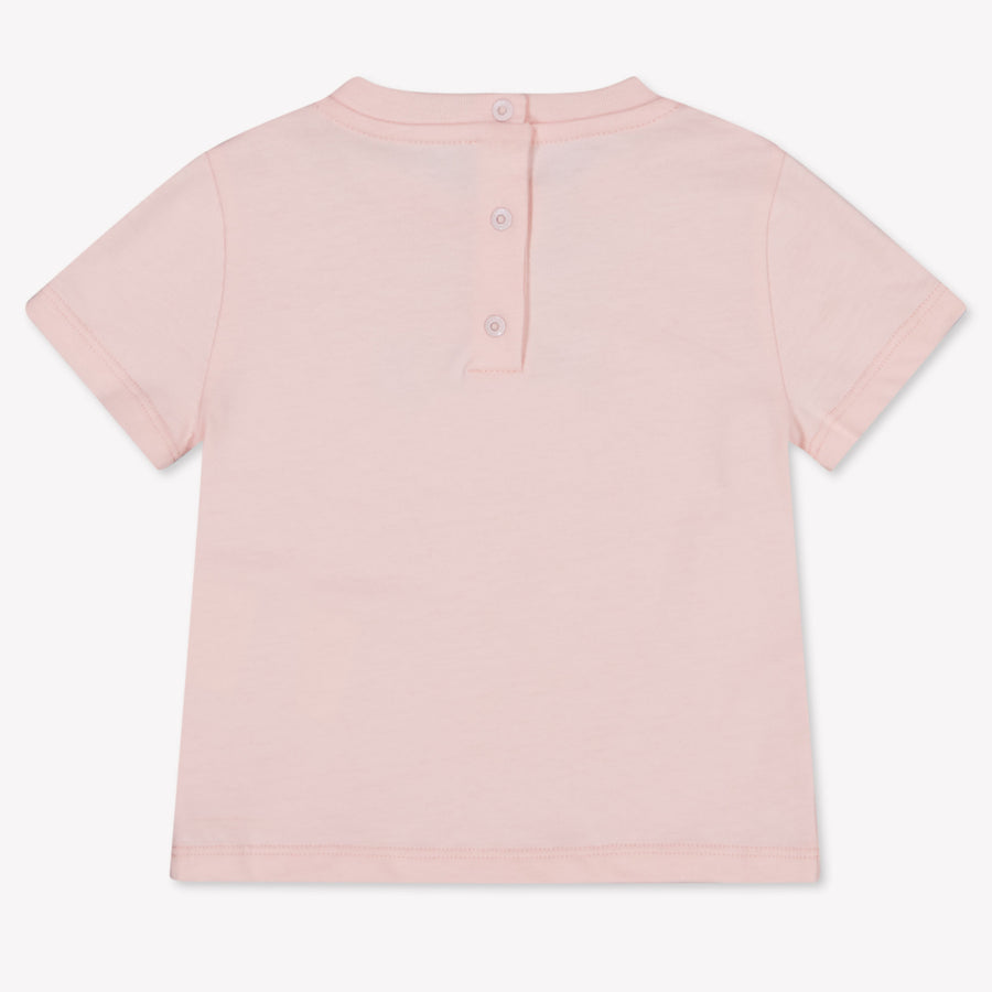 Fendi Baby Unisex T-Shirt In Licht Roze