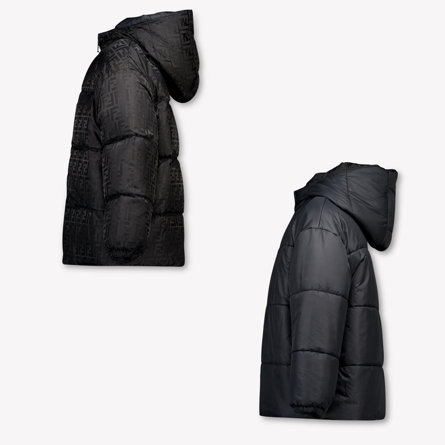 Fendi Kinder Jongens Winterjas In Zwart