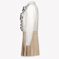 Fendi Kinder Meisjes Jurk In Beige