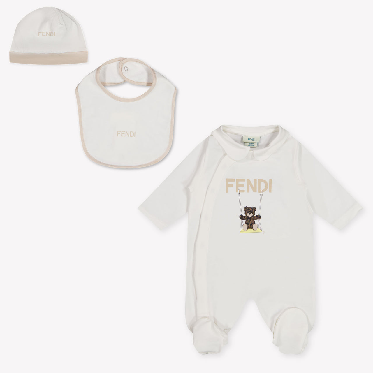 Fendi Baby Unisex Boxpakje In Wit