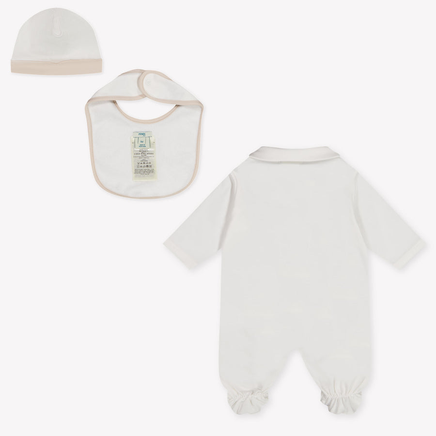 Fendi Baby Unisex Boxpakje In Wit