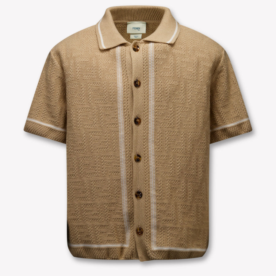 Fendi Kinder Jongens Polo In Beige