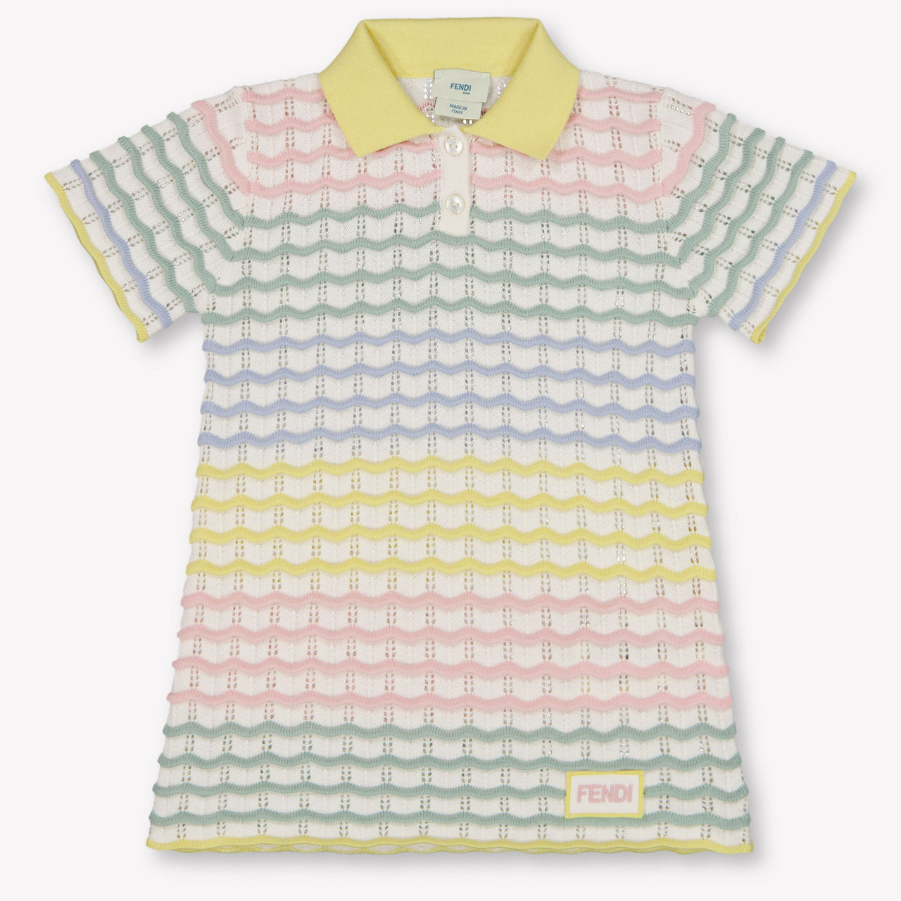Fendi Baby Meisjes Jurk In Licht Roze