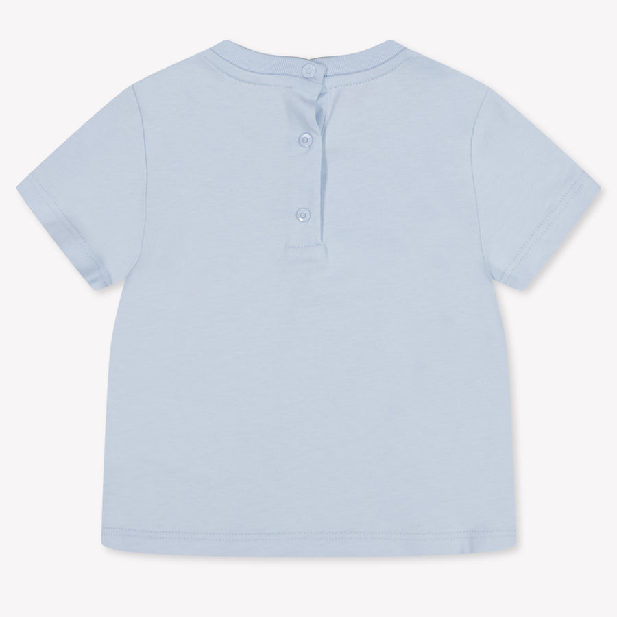 Fendi Baby Unisex T-Shirt In Licht Blauw