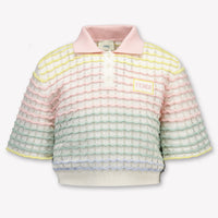 Fendi Kinder Meisjes Polo In Licht Roze