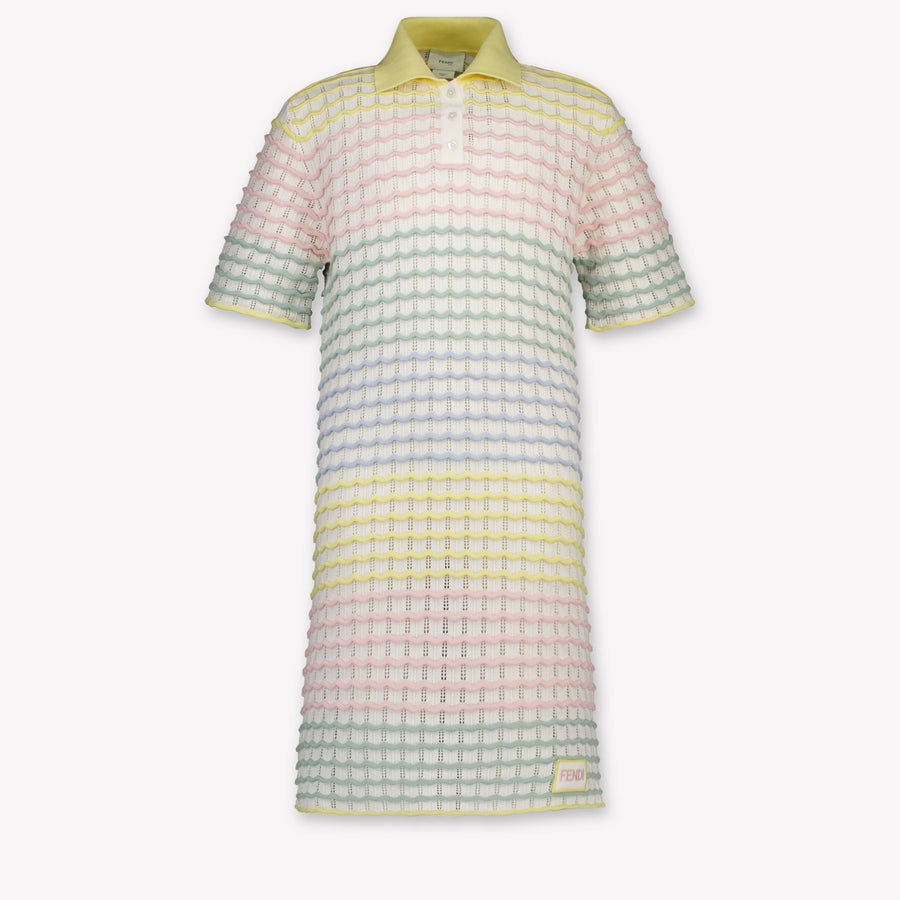 Fendi Kinder Meisjes Jurk In Licht Roze