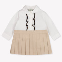 Fendi Baby Jongens Jurk In Beige