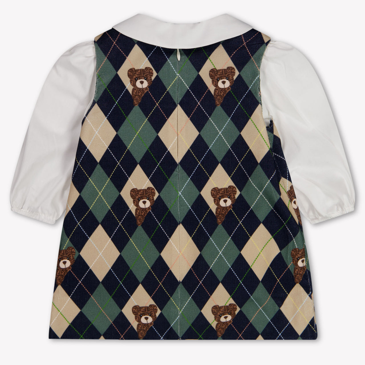 Fendi Baby Meisjes Jurk In Licht Roze