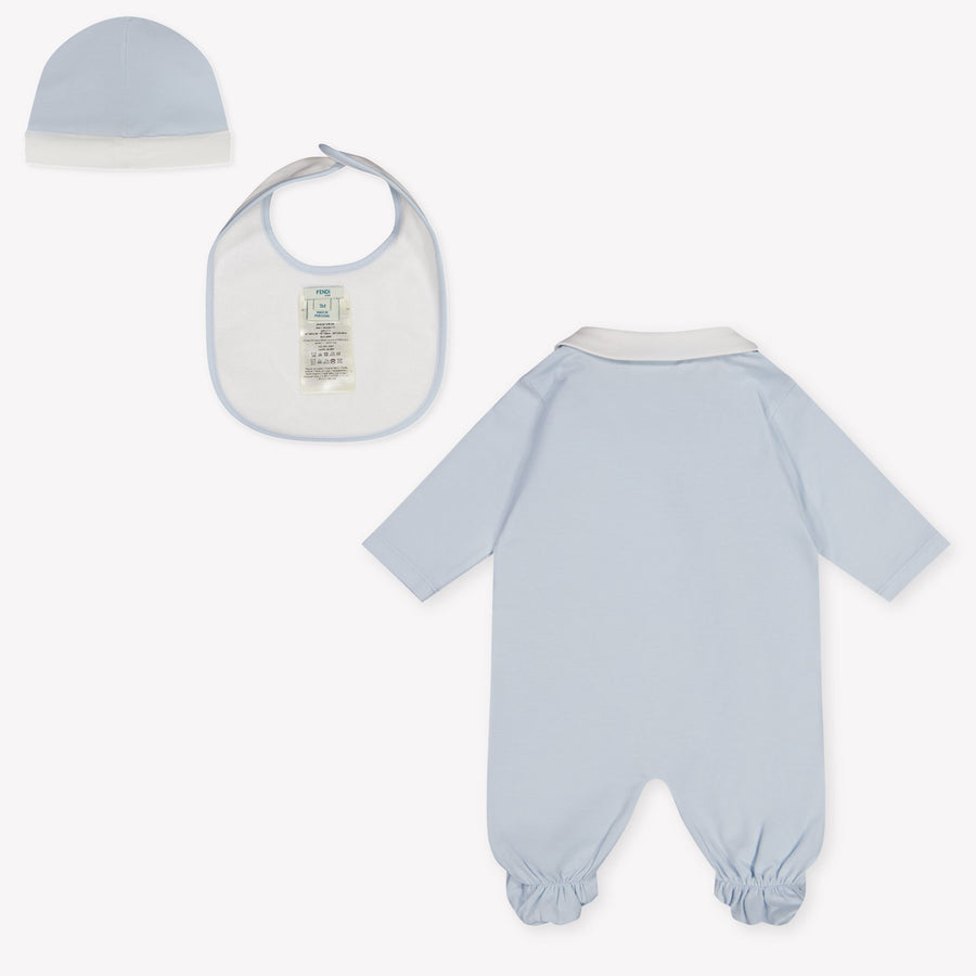 Fendi Baby Unisex Boxpakje In Licht Blauw