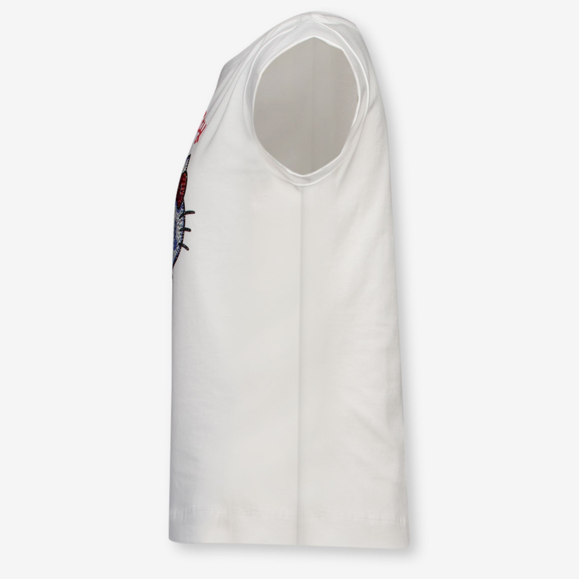 MonnaLisa Kinder Meisjes T-Shirt In Wit