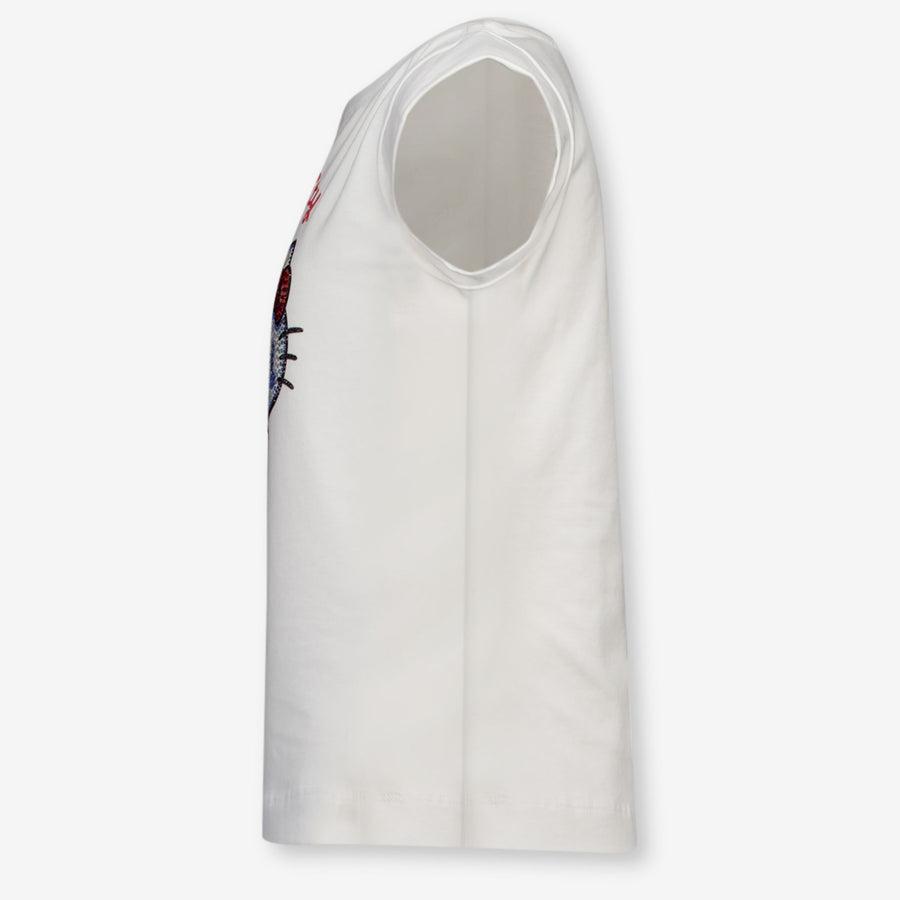 MonnaLisa Kinder Meisjes T-Shirt In Wit