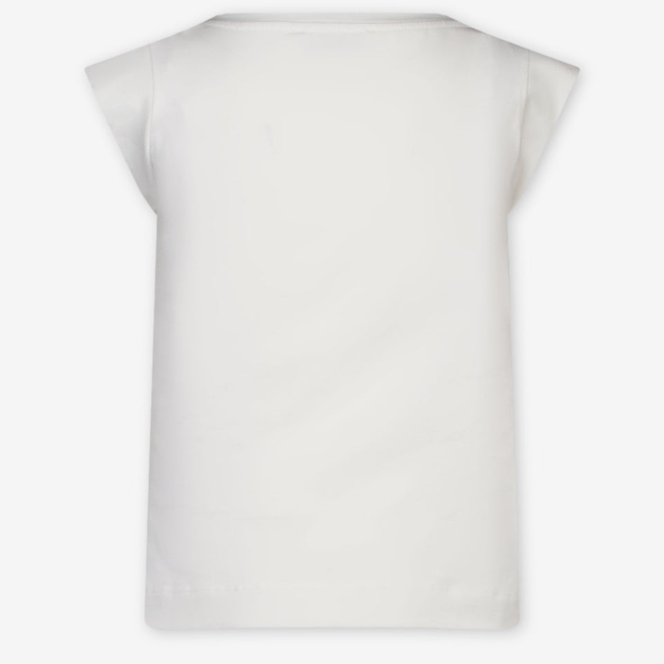 MonnaLisa Kinder Meisjes T-Shirt In Wit