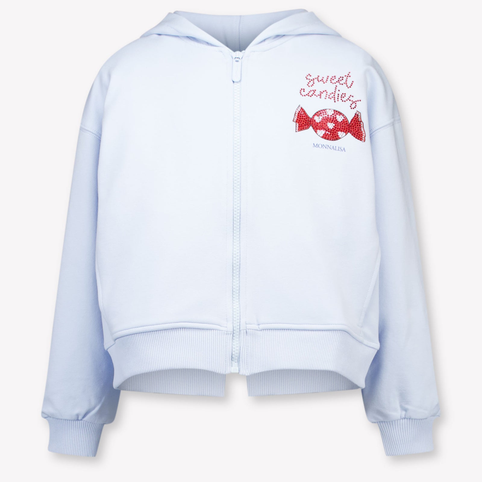 MonnaLisa Kinder Meisjes Vest In Licht Blauw