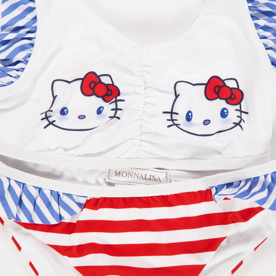 MonnaLisa Kinder Meisjes Zwemkleding In Wit