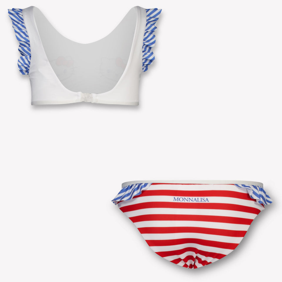 MonnaLisa Kinder Meisjes Zwemkleding In Wit