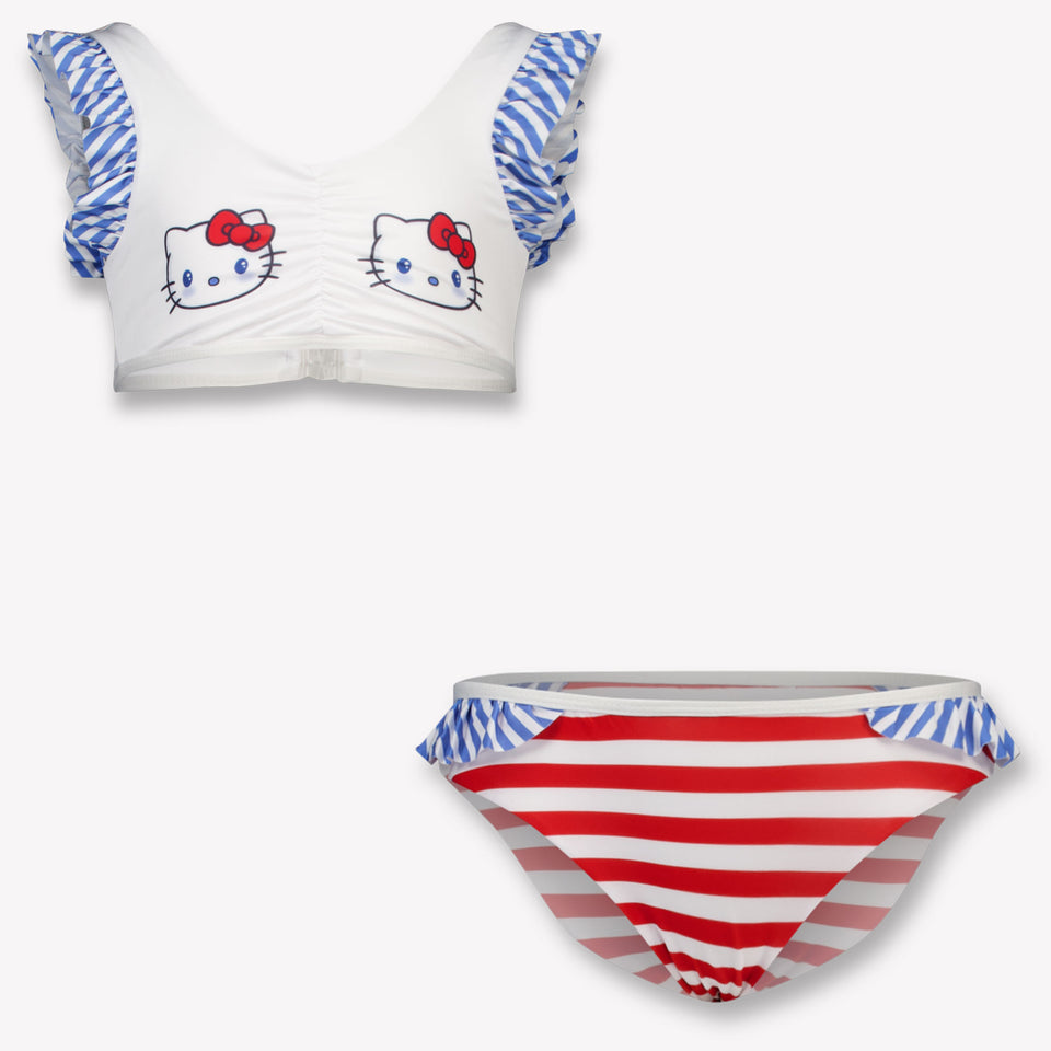 MonnaLisa Kinder Meisjes Zwemkleding In Wit