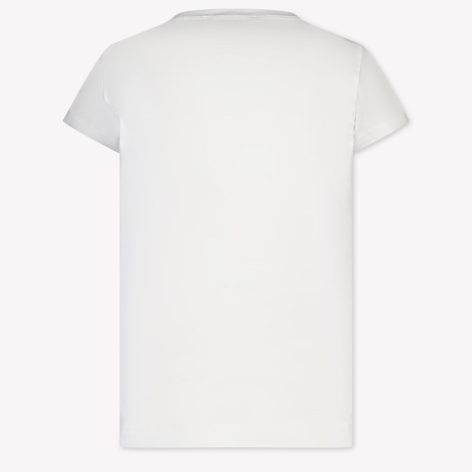 MonnaLisa Kinder Meisjes T-Shirt In Wit