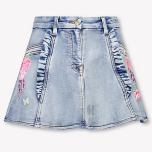 MonnaLisa Kinder Meisjes Rokje In Jeans