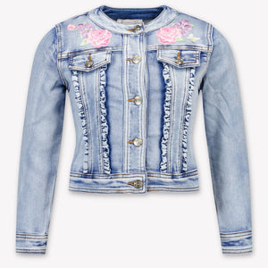 MonnaLisa Kinder Meisjes Spijkerjassen In Blauw