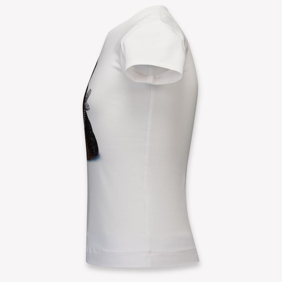 MonnaLisa Kinder Meisjes T-Shirt In Wit