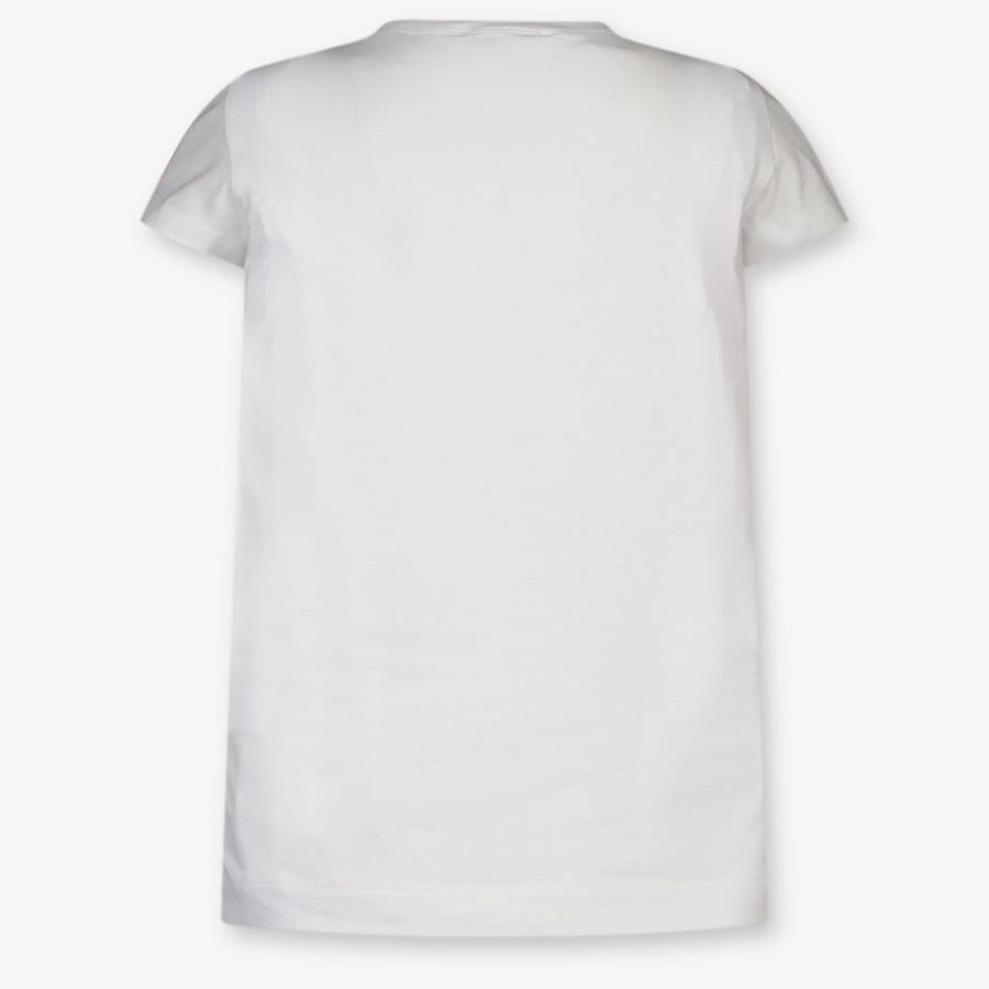 MonnaLisa Kinder Meisjes T-Shirt In Wit