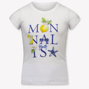 MonnaLisa Kinder Meisjes T-Shirt In Wit