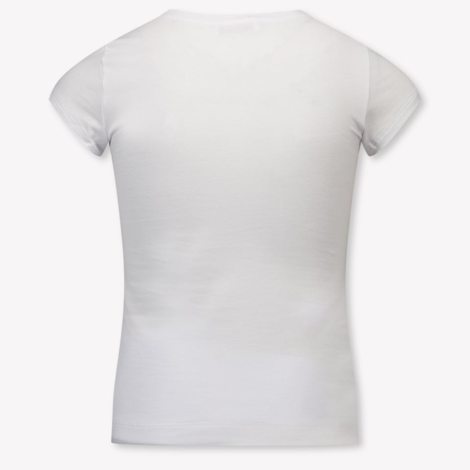 MonnaLisa Kinder Meisjes T-Shirt In Wit