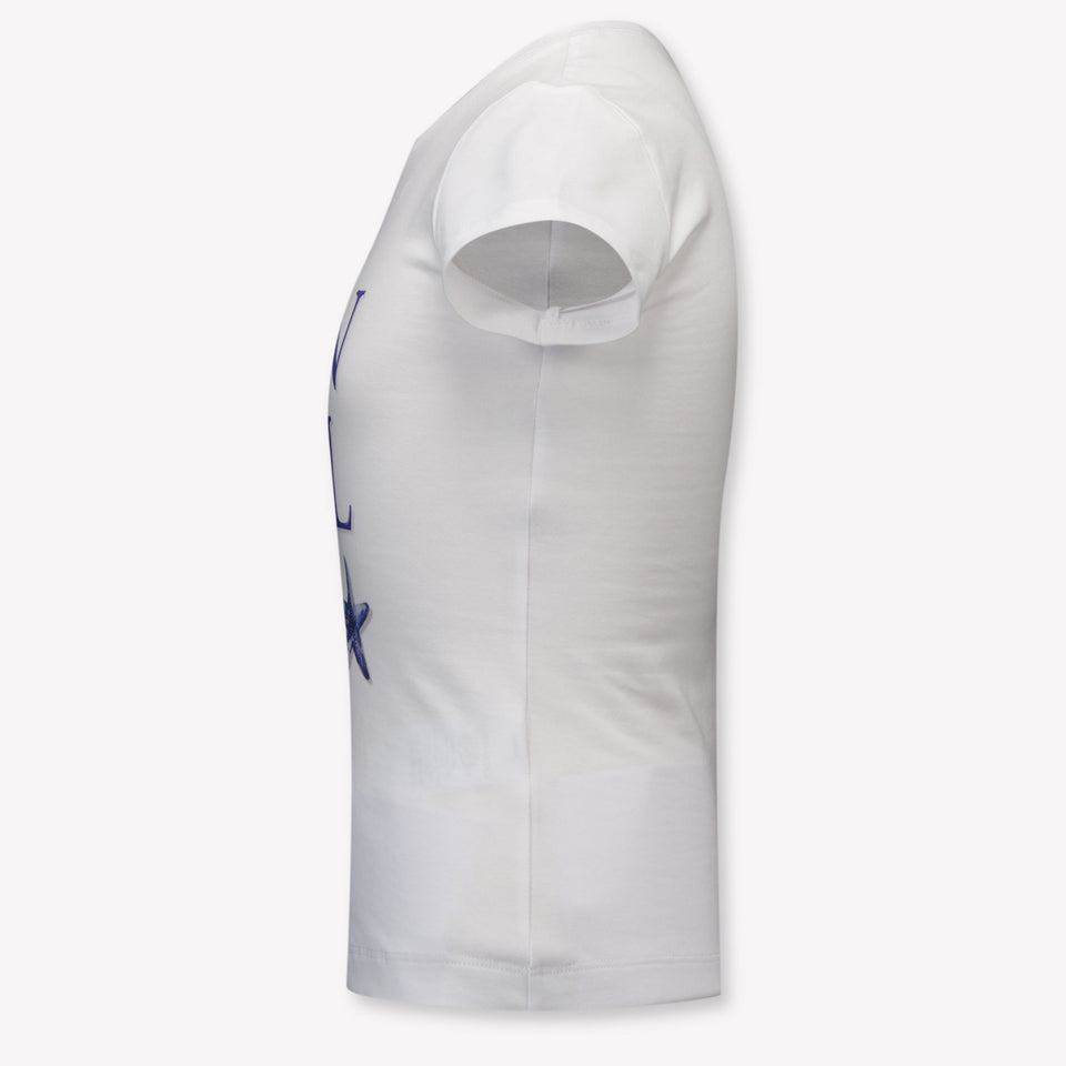 MonnaLisa Kinder Meisjes T-Shirt In Wit