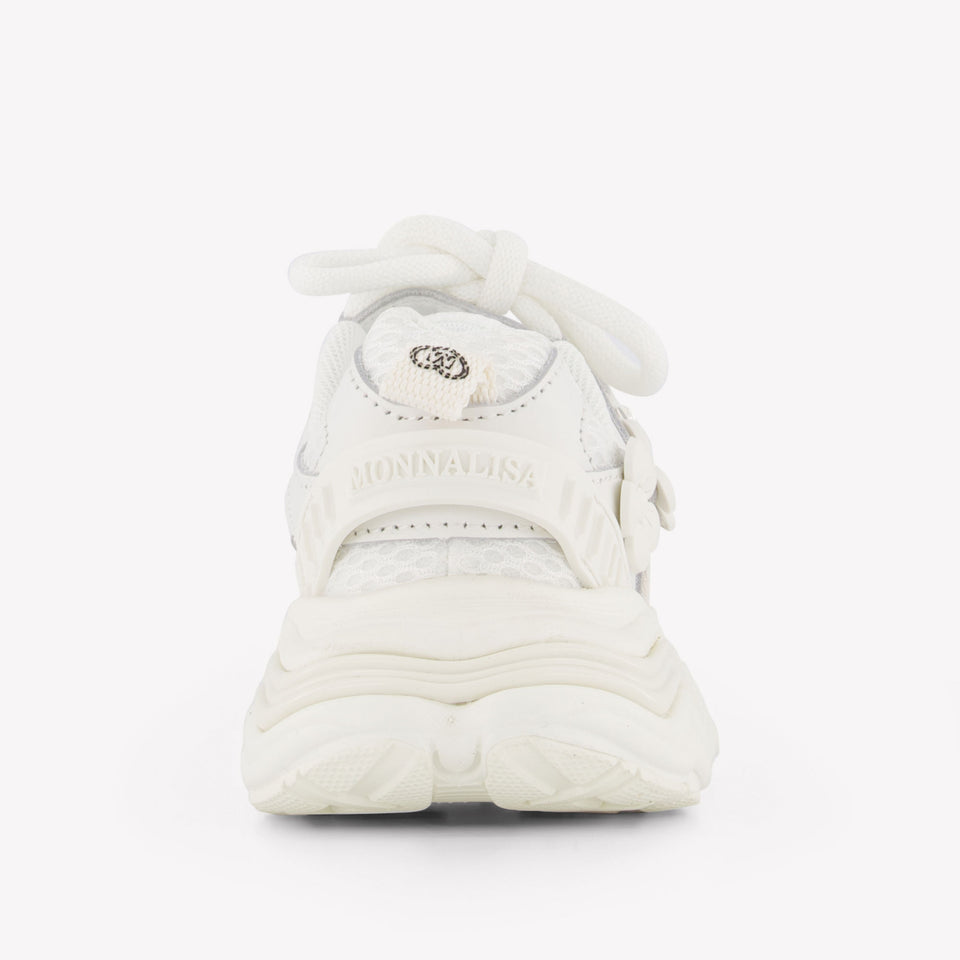 MonnaLisa Meisjes Sneakers In Wit