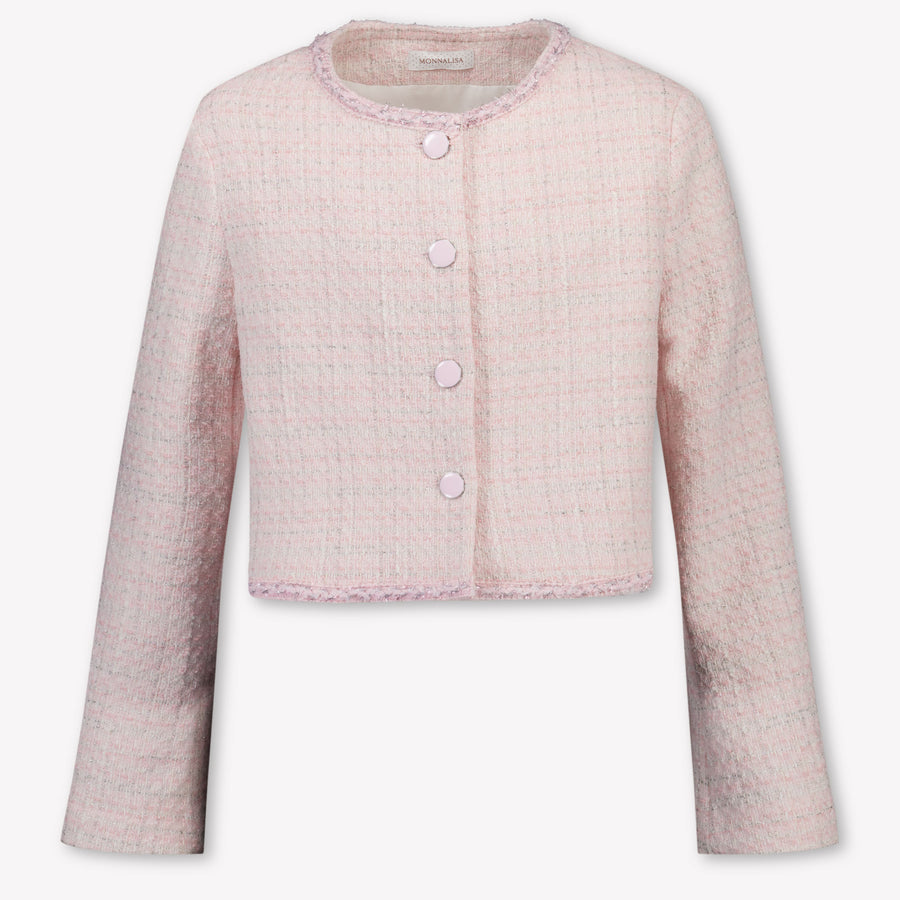 MonnaLisa Kinder Meisjes Colbert In Licht Roze