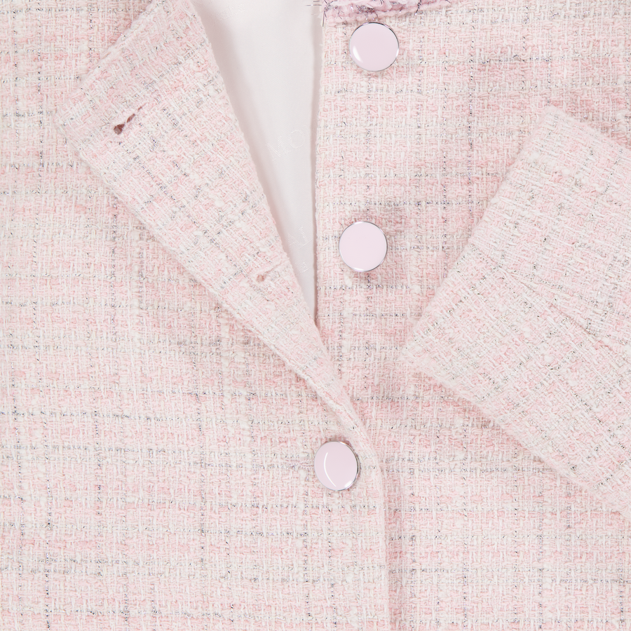 MonnaLisa Kinder Meisjes Colbert In Licht Roze