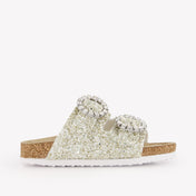 MonnaLisa Meisjes Slippers In Goud