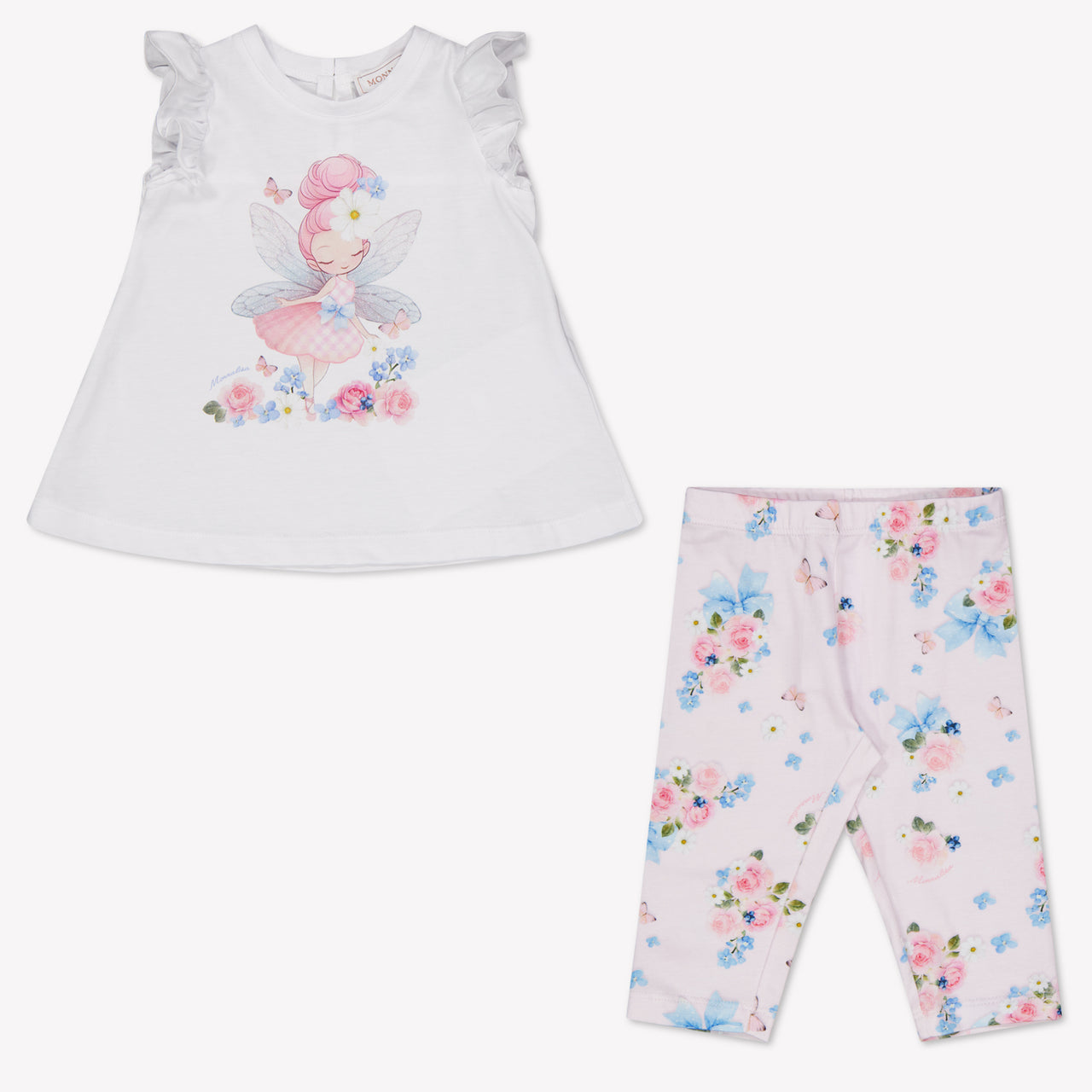 MonnaLisa Baby Meisjes Setje In Licht Roze