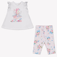 MonnaLisa Baby Meisjes Setje In Licht Roze