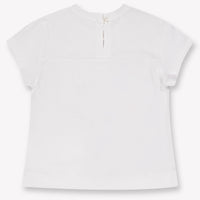 MonnaLisa Baby Meisjes T-Shirt In Wit