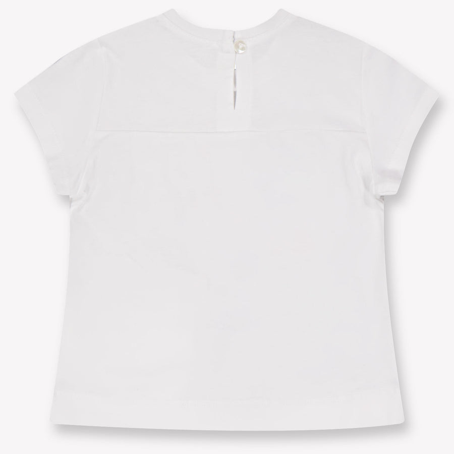MonnaLisa Baby Meisjes T-Shirt In Wit