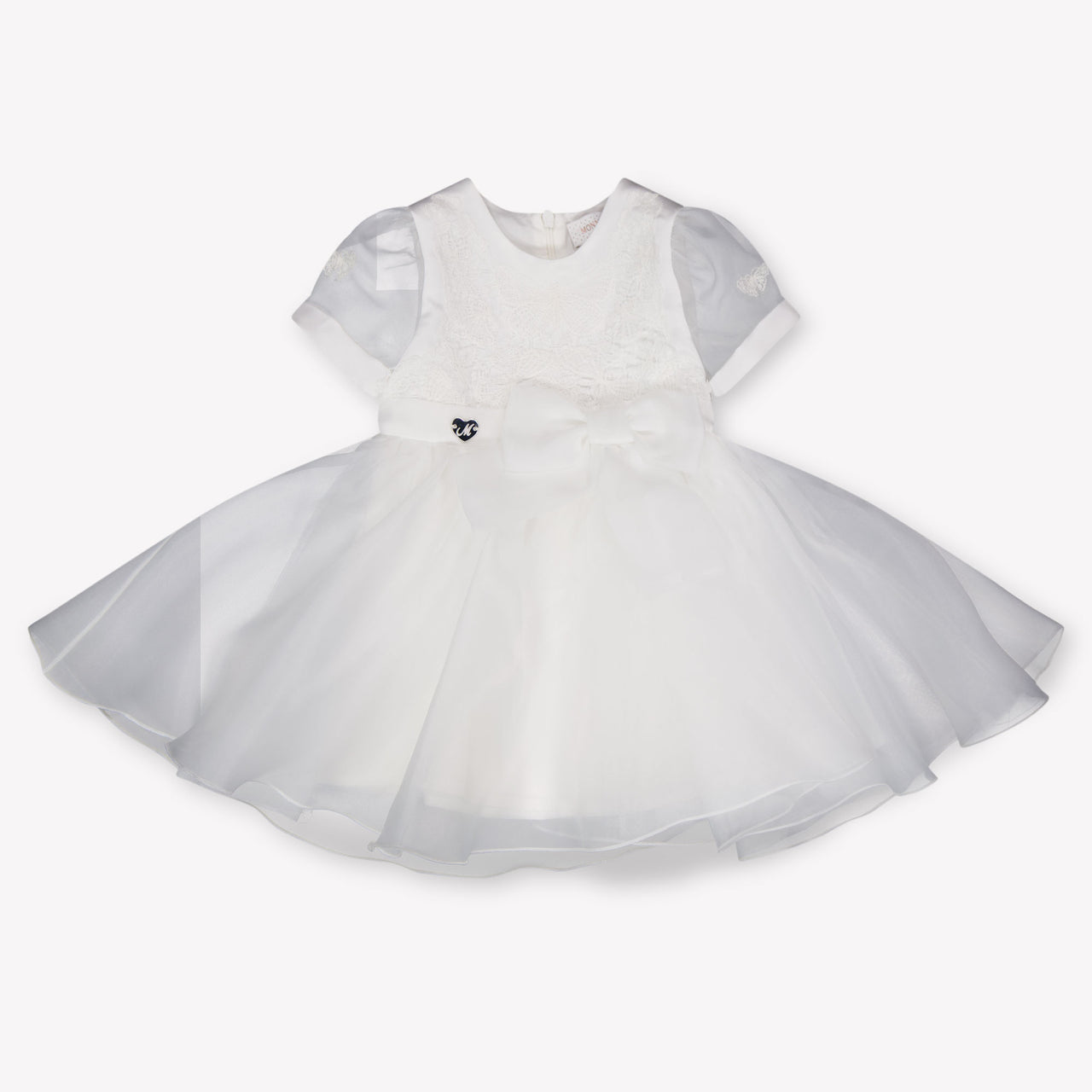 MonnaLisa Baby Meisjes Jurk In Wit