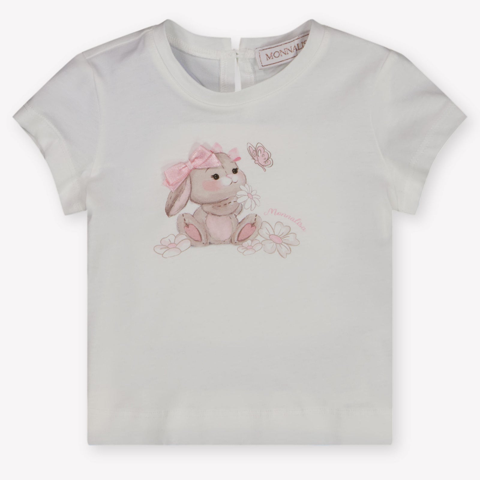 MonnaLisa Baby Meisjes T-Shirt In Off White