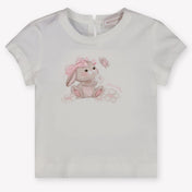 MonnaLisa Baby Meisjes T-Shirt In Off White
