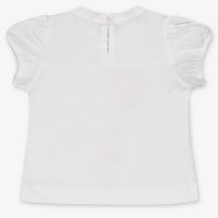 MonnaLisa Baby Meisjes T-Shirt In Wit