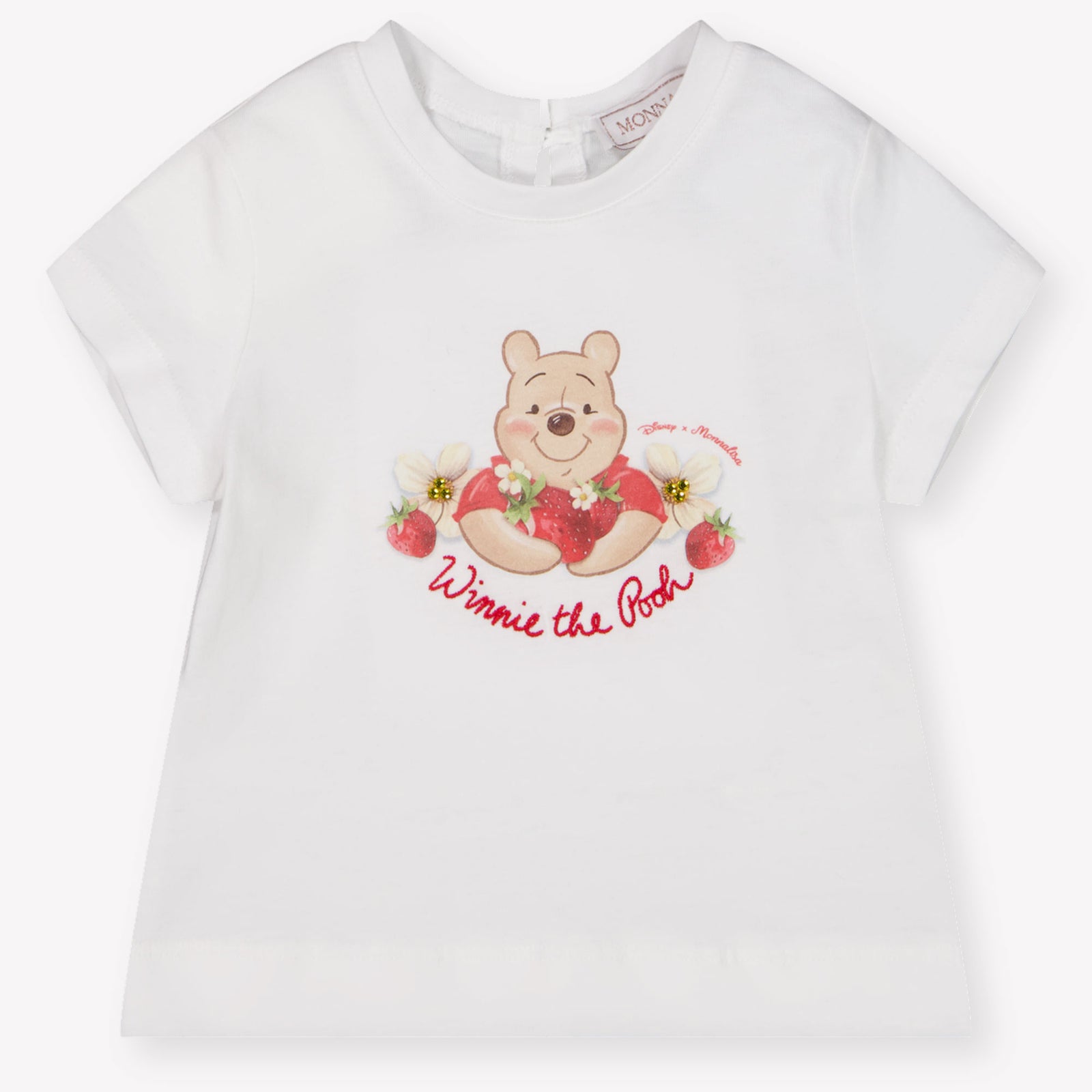 MonnaLisa Baby Meisjes T-Shirt In Wit
